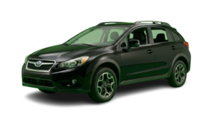 Subaru Crosstrek SUV for rent in Kutaisi, ideal for mountain trips.