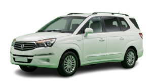 SsangYong Korando Turismo MPV, spacious family car for hire.